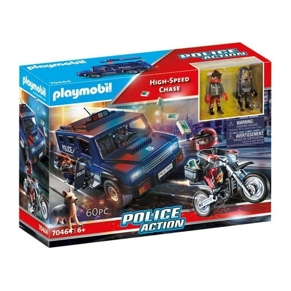 High Speed Chase Playmobil Police Action 60 Piezas