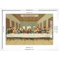 thumbnail image 5 of Art.com Last Supper Art Print, White Frame Wall Art, 23" x 17", 5 of 5