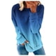thumbnail image 2 of Sudadera con capucha KIHOUT de talla grande para mujer, informal, de cuello redondo, manga larga, estampada, a la moda, sin capucha, 2 of 5