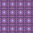 thumbnail image 1 of Ahgly Company Machine Washable Indoor Square Transitional Dark Magenta Purple Area Rugs, 4' Square, 1 of 7