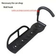thumbnail image 6 of Bike Wall Mount Hook | Heavy Duty Steel Vertical Bicycle Hanger | Rubber-Coated Movable Hook Prevents Rim Scratches | 30KG Load | Fits All Bikes | 26.5x9.5x11.8cm | Screws Included, 6 of 9