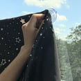 thumbnail image 4 of Sun Zero Lights Out Starry Night Portable Travel 100% Blackout Suction Cup Curtain Panel, 50"X78", Stars, 4 of 11