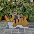 Garden Flower Pot Cat Poodle Chihuahua Cute Animal Planters Flower Pot ...