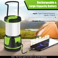 thumbnail image 2 of Linterna, camping, recargable, 3000 lúmenes, 5 modos, IP54, batería 7500mAh, para emergencias, huracanes, senderismo, 2 of 7