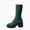 Green, variant on Women's Over The Knee Boots Stretch Fit Round Toe Arch Support Winter Daily Trendy Chunky Boots Red 8.5