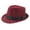 a-Red35260, variant on FINALGANG Mens Womens Solid Color Straw Fedora Hat Satin Band Lightweight Breathable Adjustable Fit Hat For Summer Daily Formal Wear Leisure Headwear
