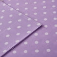 thumbnail image 5 of Home Essence Teen Polka Dot 100% Cotton Sheet Set, Purple, 4 piece, Queen, 5 of 5