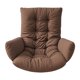 thumbnail image 1 of Cojín para muebles de patio, cojín para hamaca mecedora para el ocio, silla colgante de exterior Marrón, 1 of 8