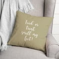 thumbnail image 3 of Creative Products Trick Or Treat, Smell My Feet in Beige 18 x 18 Spun Poly Pillow, 3 of 3