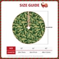 thumbnail image 4 of Halloween Christmas Tree Skirt - Crayfish Army 48 Inches Christmas Tree Skirt for Halloween Holiday Indoor Home Christmas Tree Decorations with Three Ribbons, 4 of 7