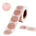 thumbnail image 6 of Efavormart 500PCS - 1" Round Thank You Stickers Roll With Gold Foil Text On Pink, DIY Envelope Seal Labels for DIY, Party, Weddings, Baby showers Packaging, Wrapping, Gifts Decorations, 6 of 11