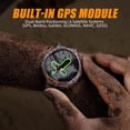 thumbnail image 3 of Reloj inteligente AdiVax Military GPS con linterna LED para hombre, color negro, 3 of 9
