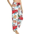 thumbnail image 2 of Balery Watercolor Red Truck And Fir Tree print Women's Pajama Pants,Ultra Lightweight Pjs,Lounge Pant-Small, 2 of 9