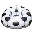 Cadancy Inflatable Chair Giant Soccer Ball Lounger Blow Up Seat Couch ...
