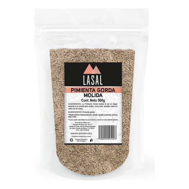 Pimienta Gorda Molida 500 Gramos Pouch Resellable