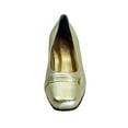 thumbnail image 2 of FLORAL Audra Women's Wide Width Satin Upper Dress Pumps GOLD 5, 2 of 6