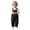 Black, variant on mgoYE Toddler Baby Fall Winter Outfit Girl Boy Bear Overall Pants Suspender Corduroy Jumpsuit Pants with Pockets Size 18-24 Months
