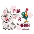 thumbnail image 2 of Girl's Moana 2 Pua & Heihei Graphic T-Shirt, 2 of 4