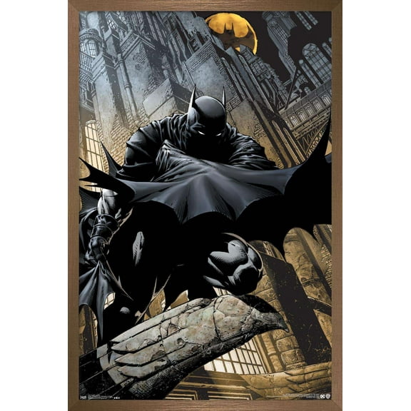 DC Comics - Batman - Lurking Wall Poster, 14.725" x 22.375", Framed