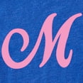 thumbnail image 2 of CafePress - M Pink Initial_Tr - Cute Infant Baby Football Bodysuit, 2 of 3