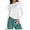 White, variant on KKJ Womens Long Sleeve Shirts Ruched Basic Cute Crop Tops Fall Winter Fashion 2024 Going Out Outfits Slim Fitted Y2k Tops Tee