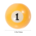thumbnail image 2 of OULII 16Pcs Professional Billiard Balls Resin Pool Balls Wear Resistant with Smooth Surface for Training, 2 of 8