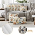 thumbnail image 6 of Fall Leaves Outdoor Pillow Covers 20"x12" Set of 2,Waterproof Throw Pillow Covers for Patio Furniture,Autumn Thanksgiving Fox Hedgehog Owl Retro Decorative Cushion Pillowcases for Garden Couch Sofa, 6 of 9