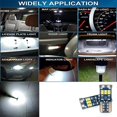 thumbnail image 5 of LED T10 6500 K blanco Canbus sin errores 12 V 396LM 21 W 18 SMD 2016 chips LED iluminación interior del coche iluminación interior del coche 10 piezas, 5 of 5