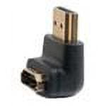 UPC: 0757120409991 | C2G HDMI Male to HDMI Female 90° Down Angled Adapter – HDMI adapter – HDMI