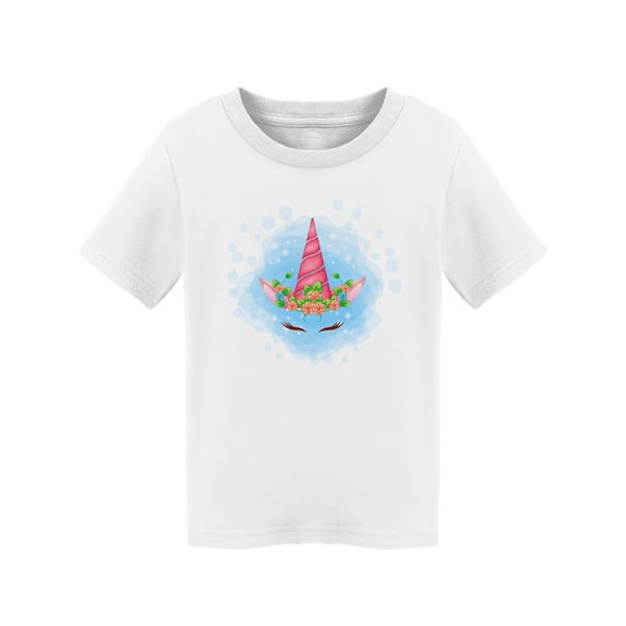 Cute Unicorn Face  T-Shirt Toddler -Image by Shutterstock,  2 Toddler