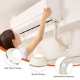 thumbnail image 2 of Uxcell 1-Pack Brida Dividida de Pared, Cubierta Redonda Autoadhesiva de ABS para Tubo de 22mm/0.87in [Dorado, 6.5mm/0.26in H], 2 of 6