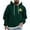 Green, variant on Riecok Mens Sweatshirt Hoodie Drawstring Pullover Long Sleeve Tops with Pocket Stylish Hoodies Beige 2XL