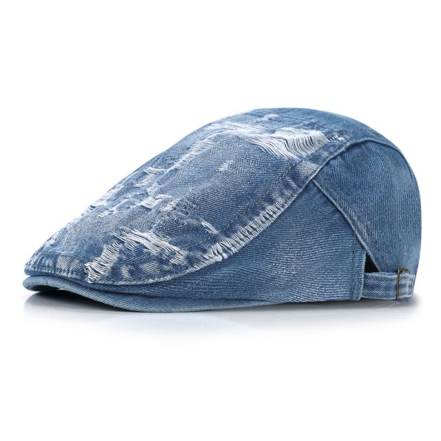 LinYooLi Version d'Été de Fleurs Rétro Chapeau Brodé Fille Sortie de la Rue pour Montrer le Visage Petit Chapeau d'Arbre Polyvalent à la Mode