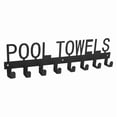 thumbnail image 3 of Toallero de Piscina Soporte Pared para Exteriores Toallas BañO Colgador el áRea la Piscina, Toalla Albornoz, 3 of 10