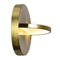 thumbnail image 2 of CWI Lighting LED Sconce with Brushed Brass Finish, 2 of 2
