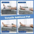 thumbnail image 6 of Knee Extender Elevation Pillow for After Surgery Recovery, Memory Foam Leg Pillow for Knee Replacement Surgery, Height Adjustable Cushion for Lower Back Hip Ankle Sciatica Pain Relief, 6 of 7