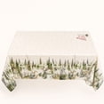 thumbnail image 5 of Christmas Tablecloth, Christmas Printed Holiday Table Cover, Xmas Table Cloth for Dinner Party, Kitchen Home Christmas Decor, 5 of 7