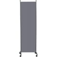 thumbnail image 2 of Room Divider Portable 22'' Partition Room Dividers and Folding Privacy Screens Single Panel Wall Divider for Room Separation,Freestanding Fabric Room Divider Panel with Wheel for Home Office Hospital, 2 of 10