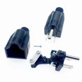 thumbnail image 4 of US American 3 Pin  AC Electrical Power Male Plug Adaptor Adapter Wire Rewireable Extension Cord Connector, 4 of 6