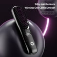 thumbnail image 4 of 2026 Upgraded Cordless Hair Straightener Brush, Fast Heating Portable Hair Straightening Comb with 3 Adjustable Temperatures & LED Display for Travel, 4 of 7
