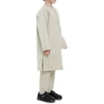thumbnail image 6 of Muslim Sets for Boys 2 Piece Outfits 4-13 Years Teens Kids Casual Long Sleeve Gowns and Pants Lightweight Solid Breathable Going-Out Set, 6 of 7