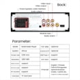 thumbnail image 4 of Radio para Coche con Pantalla Táctil de 1 Din y 6,86 Pulgadas, Reproductor MP5 Manos con Bluetooth, Carga TF, USB, -C, de Audio y Vídeo Automático, 4 of 5