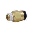 thumbnail image 4 of 5 Pack Composite Material Push-Lock Straight Male Connector 1/2 X 1/2 for Truck Replaces 12-93088 016188 16188 177.11688D C1868-8-8 PHR1293088 QL1368-8D S768PMT-8-8, 4 of 6