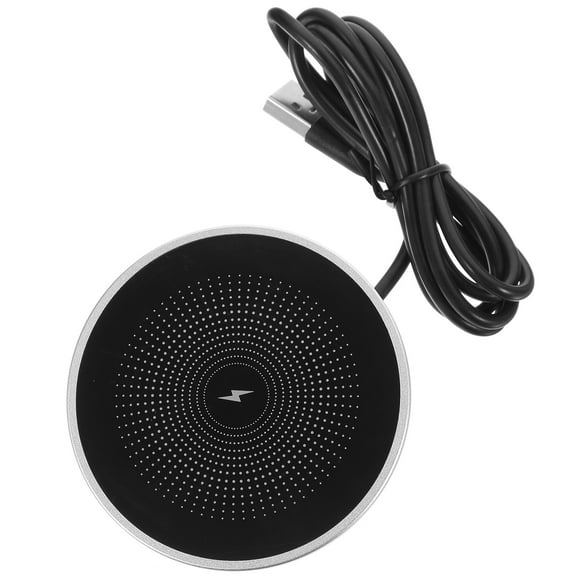 EeaseMX Cargador inalámbrico universal para muebles de oficina, base de carga rápida para iPhone X/8 Plus/8/7 Plus/Galaxy S8/S8+/S7/S7 Edge/S6 Edge/Nexus 5/4 (negro)