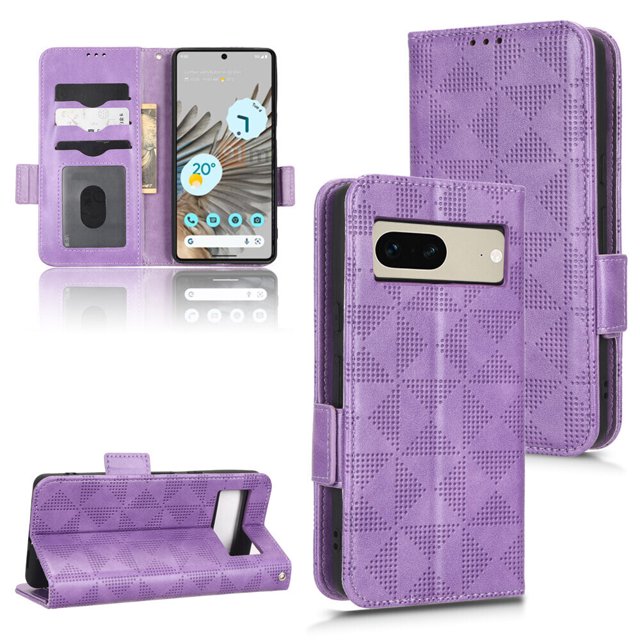Google Pixel 7 PRO 5G Case , Leather Wallet Cover Magnetic Full Body Shockproof Stand Flip Case for Google Pixel 7 PRO 5G
