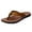 Khaki, variant on GPOECD Fashion Mens Summer Sandals Breathable Shoes Male Slipper Flip Flops Flat Flip Flops for Men Brick Red,10