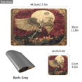 thumbnail image 4 of Wobogo Flying Skull Angel Pattern Placemats Coasters Set of 1 Heat-resistant Non-slip Easy to Clean Square Dinner Plate Mat, 4 of 8
