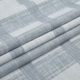thumbnail image 5 of Uptown Home Blue Gray Plaid Blackout Curtain for Living Room Grommet Top Rustic Farmhouse Buffalo Check Geometric Drape, 50"x95"x2, 5 of 6