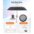 thumbnail image 3 of Magnetic Base Umbrella for Outdoor Work & HVAC Repair, Folding Portable Shade Umbrella Kit– Gray, 3 of 12