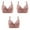 Pink, variant on TAGOLD Womens Plus Size Bra,Summer Casual Bras for Womens,3PC Woman's Printing Gathered Together Large Size Daily Bra Underwear No Rims
